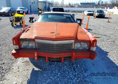 1974 Cadillac El Dorado z USA, uszkodzony, nr VIN 00006L67S4Q406966